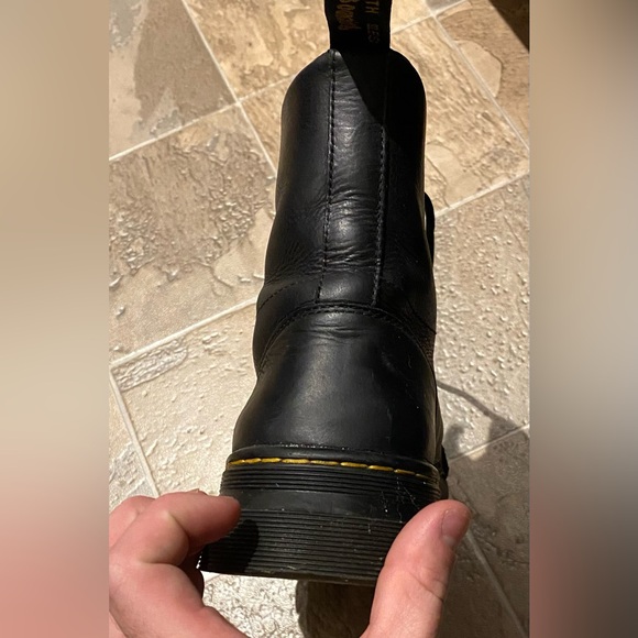 Dr. Martens (Doc Martens) Combs Leather Boots - Black - Sz US Ms 10 Gently Used - Picture 8 of 12